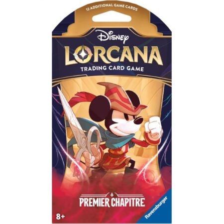 Disney Lorcana  Booster Premier chapitre  Mickey sous blister de 12 cartes - Version française (VF) - REPRINT 2023 FR02