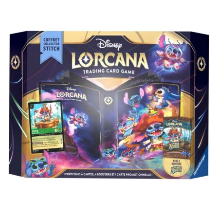 Disney LORCANA - Sixième Chapitre : La Mer Azurite - Coffret collector Stitch - Français (VF) - PRÉCOMMANDE