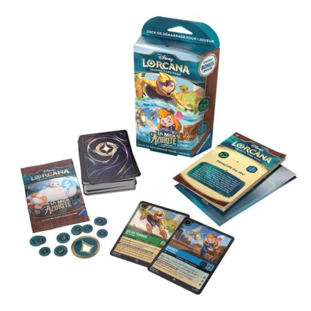 Disney LORCANA - Sixième Chapitre : La Mer Azurite - Lot des 2 decks - Français (VF) - PRÉCOMMANDE