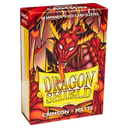 Dragon Shield Dual Matte Crimson 60 pochettes Format Japonais