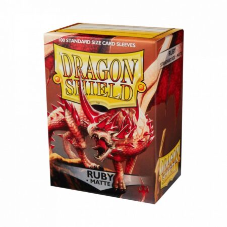 Dragon Shield Matte Ruby 100 pochettes