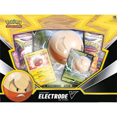 Pokémon - Pokemon - Coffret - 4 boosters - Electrode de Hisui-V