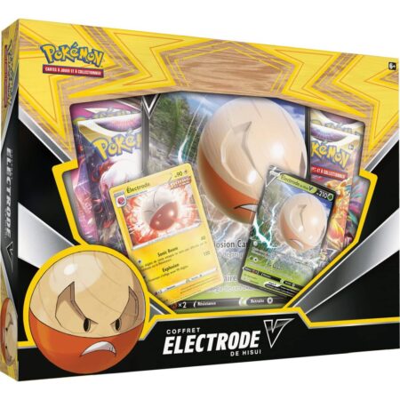 Pokémon - Pokemon - Coffret - 4 boosters - Electrode de Hisui-V