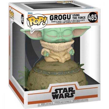 Star Wars The Mandalorian POP! Deluxe Vinyl figurine The Child using the Force 9 cm N°485