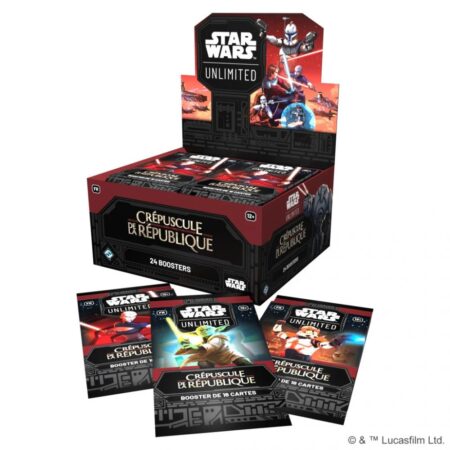 STAR WARS Unlimited - Crépuscule de la République - Boîte de 24 Boosters - Français (VF) - PRÉCOMMANDE