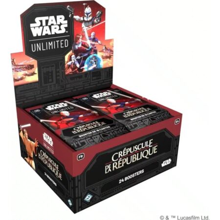 STAR WARS Unlimited - Crépuscule de la République - Boîte de 24 Boosters - Français (VF) - PRÉCOMMANDE