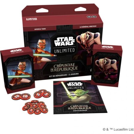 Star Wars Unlimited : Crépuscule de la République Kit 2 joueurs FR PRECOMMANDE