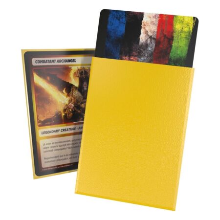 Ultimate Guard 100 Cortex Sleeves Standard Jaune Mat