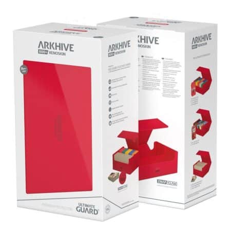 Ultimate Guard Arkhive 800+ XenoSkin Monocolor Rouge