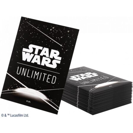 GameGenic : Star Wars Unlimited 60 Art Sleeves : Card Back White  (+1 clear sleeve)