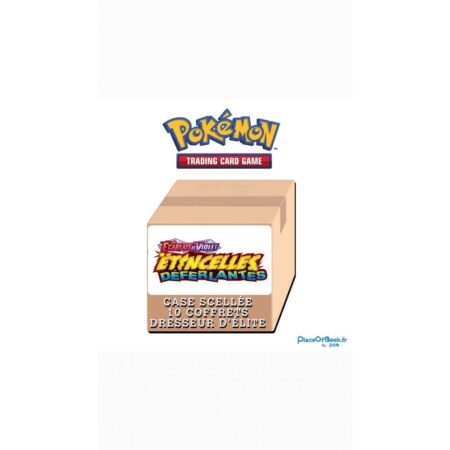 POKEMON - Case scellée de 10 Coffret Dresseur d'Elite Étincelles Déferlantes Écarlate & Violet EV08- Français (VF)