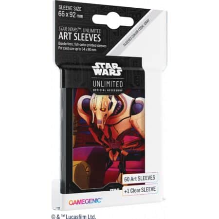 GameGenic : Star Wars Unlimited 60 Art Sleeves : General Grievous (+1 clear sleeve)