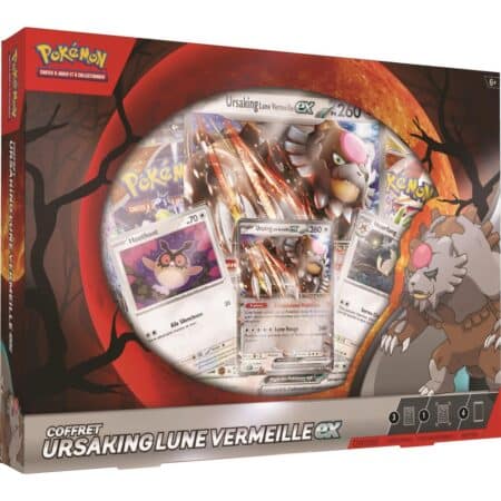 Pokémon Coffret Ursaking Lune Vermeille EX - VF (Version française) - Précommande