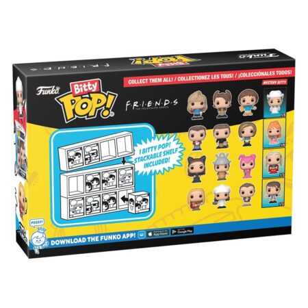 Friends Bitty Pop! Coffret 4 mini Pop! Joey 2,5 cm