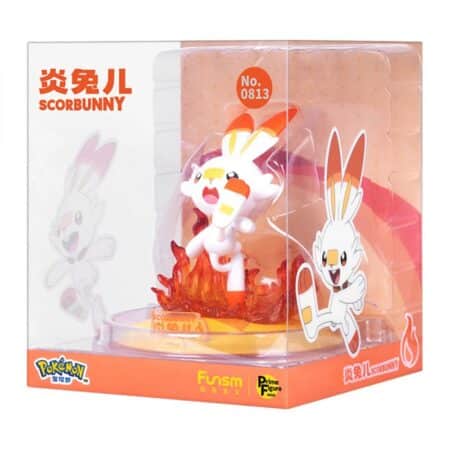 Pokemon Funism Prime Figure Mini Scorbunny Flambino N°813 10cm