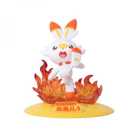 Pokemon Funism Prime Figure Mini Scorbunny Flambino N°813 10cm