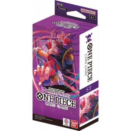 Deck de démarage One Piece Card Game Monkey D.Luffy ST 18 Violet Français (VF)