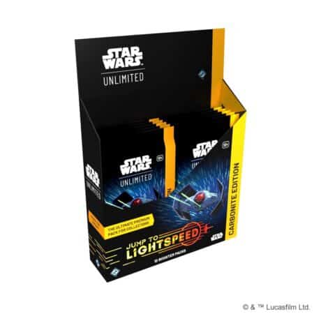 STAR WARS Unlimited - Jump To Lightspeed (Passage En Vitesse Lumière) - Carbonite - Boîte de 12 Boosters - Anglais (VO)