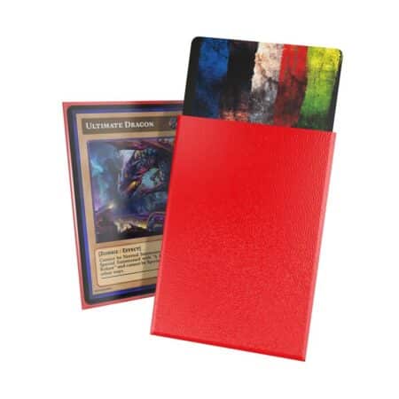 Ultimate Guard 60 pochettes Cortex Sleeves format japonais Rouge Mat